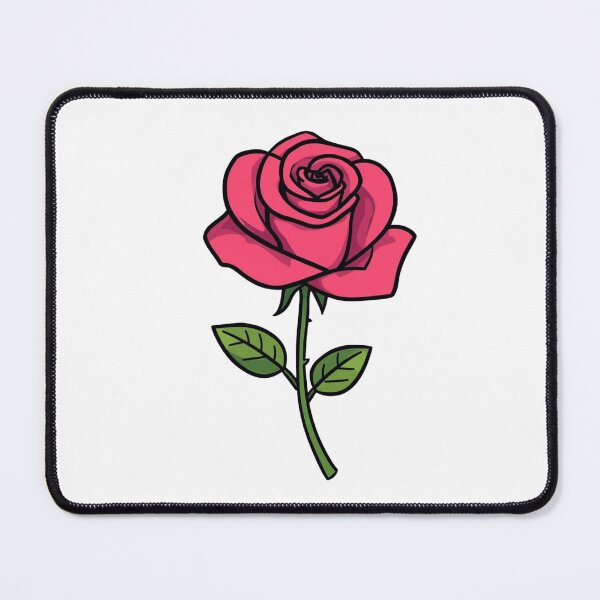 Item preview, A rose with its green stem designed and sold by Art70shop.