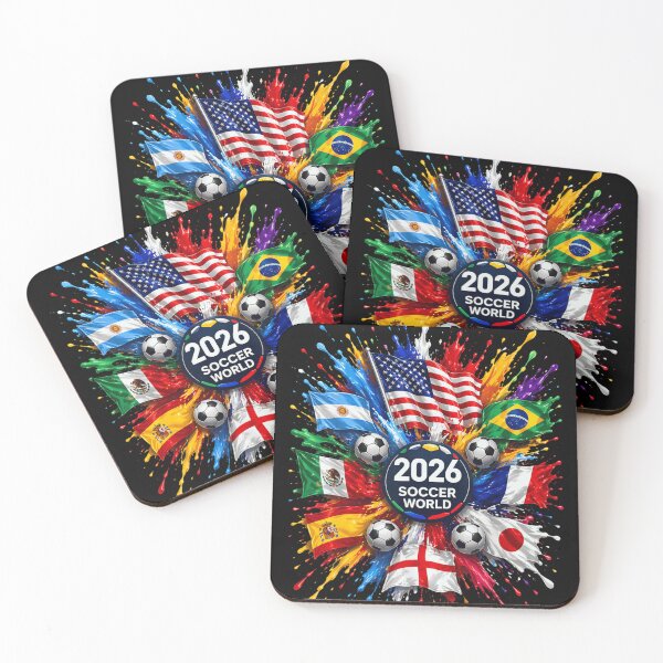 Item preview, 2026 Soccer World Championship Global Flags Paint Splash Sports Fan Graphic designed and sold by ObukiLantara.