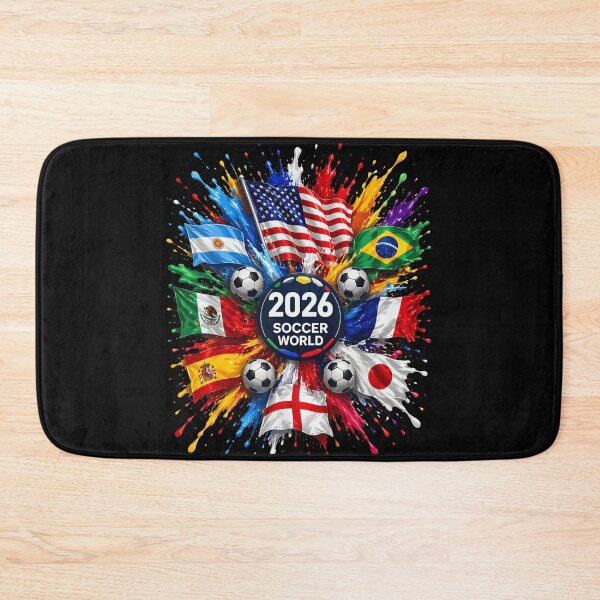 Item preview, 2026 Soccer World Championship Global Flags Paint Splash Sports Fan Graphic designed and sold by ObukiLantara.