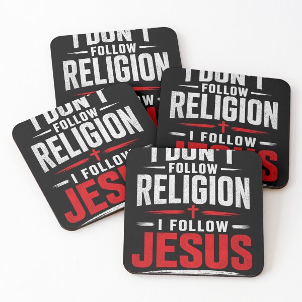 Item preview, I Don’t Follow Religion I Follow Jesus Shirt | Bold Christian Statement designed and sold by RiseWithTheWord.