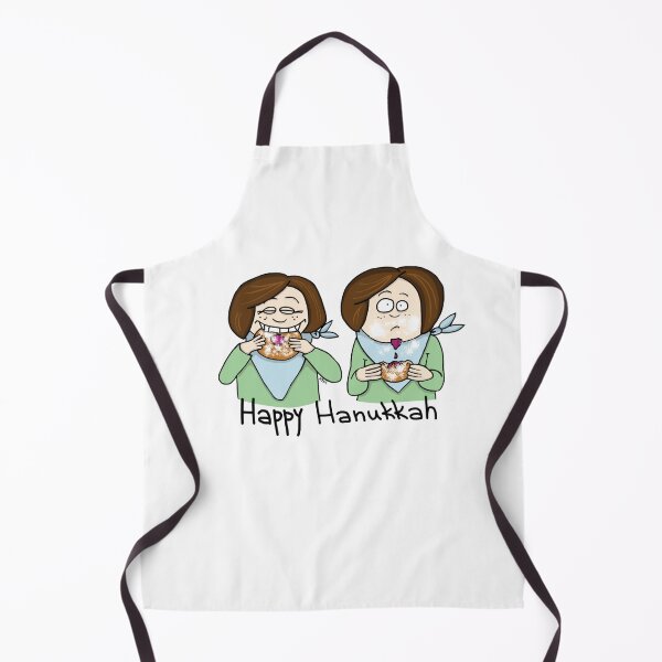 Item preview, Funny Hanukkah Sufganiyah – Messy & Happy Holiday Art designed and sold by MyxaART.