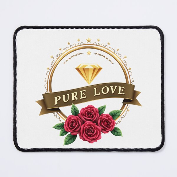 Item preview, Pure Love Golden Diamond and Red Roses designed and sold by M.Store.