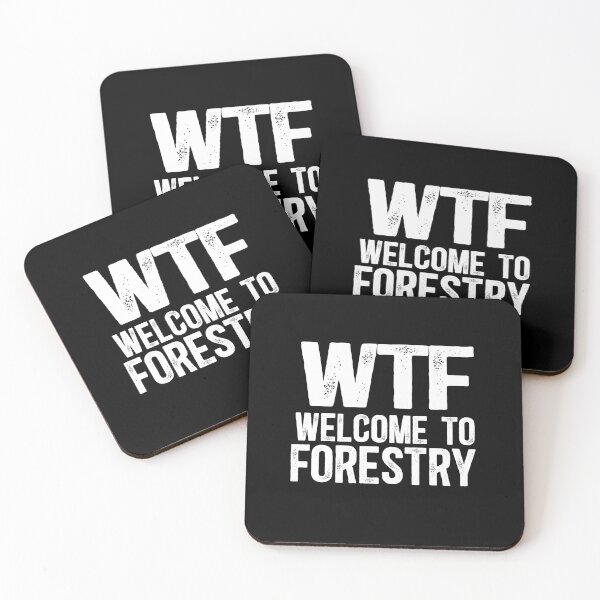 Item preview, Forestry Humor - WTF Welcome To Forestry (White) designed and sold by TeesYouWant.