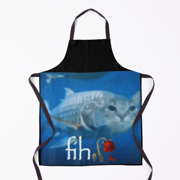Item preview, Fih Cat Fish Meme Surreal Cursed Image Aesthetic For Cat Lovers designed and sold by ObukiLantara.
