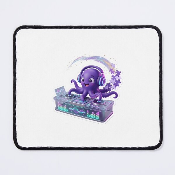 Item preview, Purple Octopus DJ Headphones Booth designed and sold by AbanoubStore.
