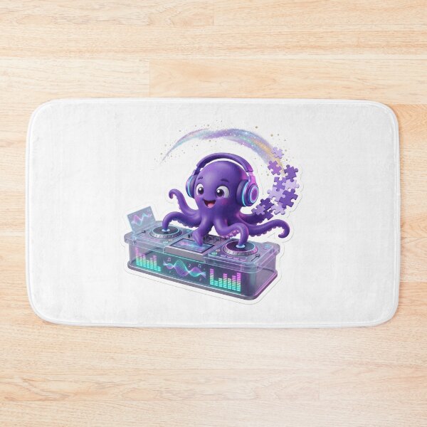 Item preview, Purple Octopus DJ Headphones Booth designed and sold by AbanoubStore.