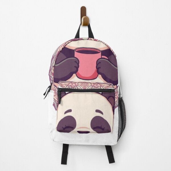Item preview, Panda with coffe Sticker designed and sold by Chromatic Artistry.