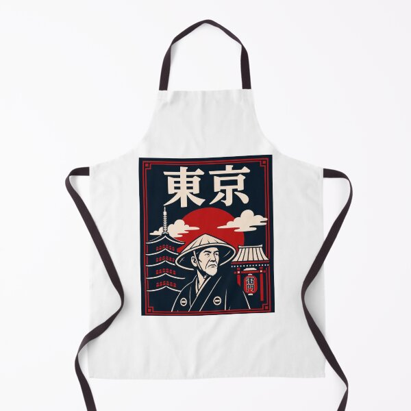 Item preview, Tokyo Japan Vintage Travel Poster – 東京 Kanji Asakusa Temple Art designed and sold by Lyfeinsights.