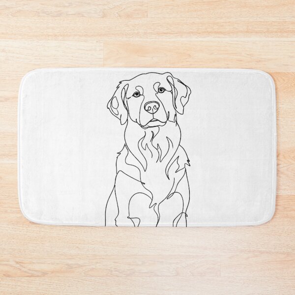 Item preview, Minimalist Golden Retriever Continuous Line Art designed and sold by ASMAR B.