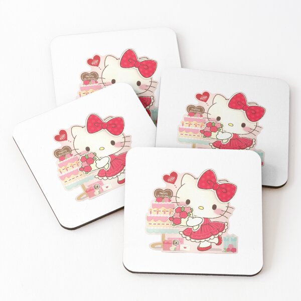 Item preview, Happy Birthday kitty card, T-shits, Hello Kitty, Dog and Kitty, Kawaii, Kids t-shirts, Sticker,  designed and sold by Cocohappysmiles.