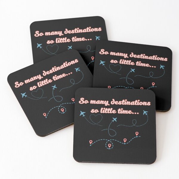 Item preview, 'So Many Destinations,So Little Time' - Minimalistic Travel Design! designed and sold by AtushaSpark.