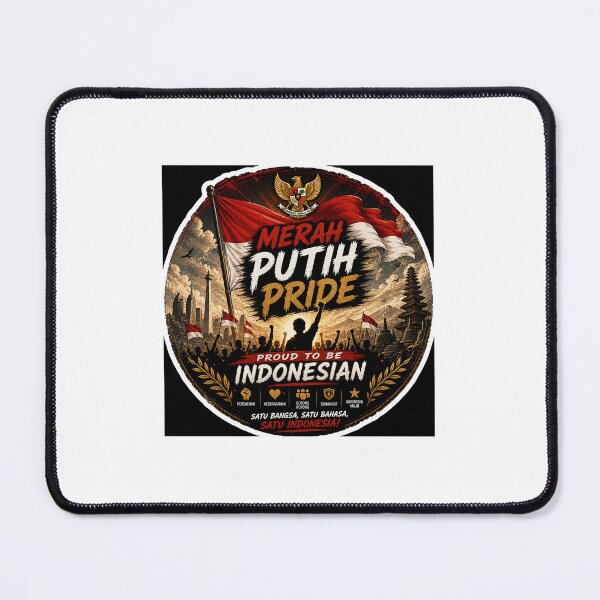 Item preview, Merah Putih Pride – Proud To Be Indonesian | Indonesia Flag & National Pride Sticker designed and sold by Wander Pop Studio.