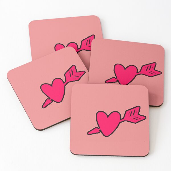 Item preview, Heart Arrow Cupid Love Valentine's Day Magenta designed and sold by AstronautMerch.