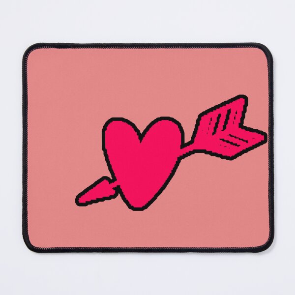 Item preview, Heart Arrow Cupid Love Valentine's Day Magenta designed and sold by AstronautMerch.