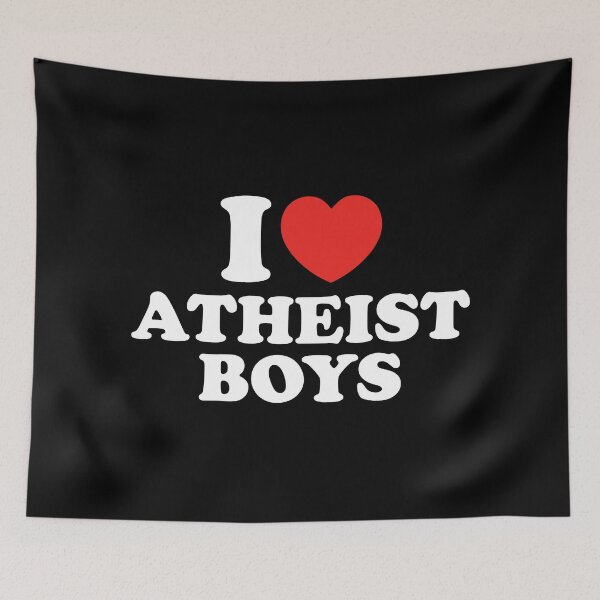 Item preview, I Love Atheist Boys designed and sold by shitpostee.