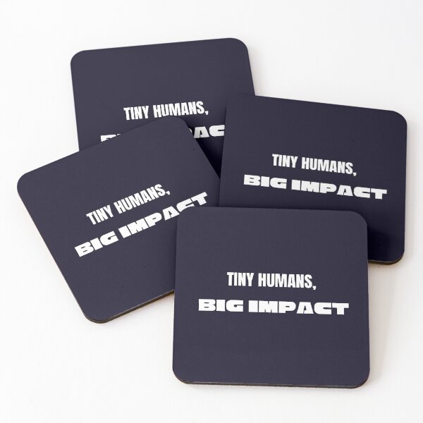 Item preview,  Tiny Humans Big Impact Teacher TShirt Teacher Appreciation Gift Minimal Tee designed and sold by HopeAndHustle.