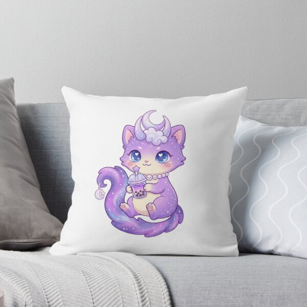 Item preview, Kawaii Celestial Galaxy Boba Cat Creature designed and sold by Levana7.