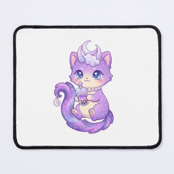 Item preview, Kawaii Celestial Galaxy Boba Cat Creature designed and sold by Levana7.