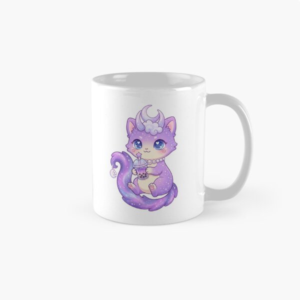 Item preview, Kawaii Celestial Galaxy Boba Cat Creature designed and sold by Levana7.