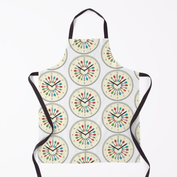 Item preview, a clock with cutlery designed and sold by Art70shop.