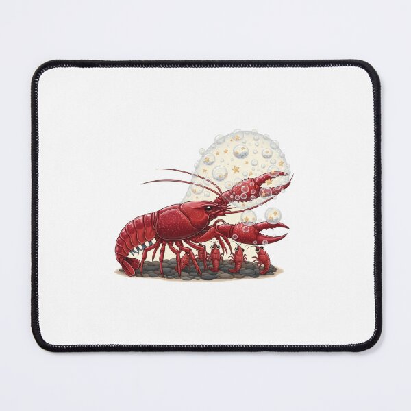 Item preview, Red Crawfish Family Pebble Seabed designed and sold by AbanoubStore.