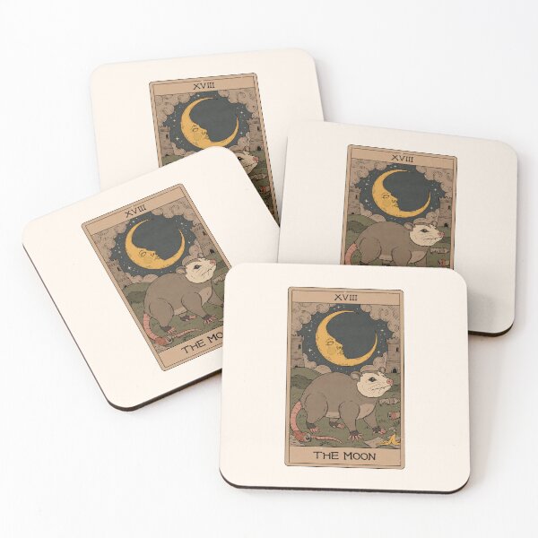 Item preview, The Moon - Possum Tarot designed and sold by Thiago Corrêa.