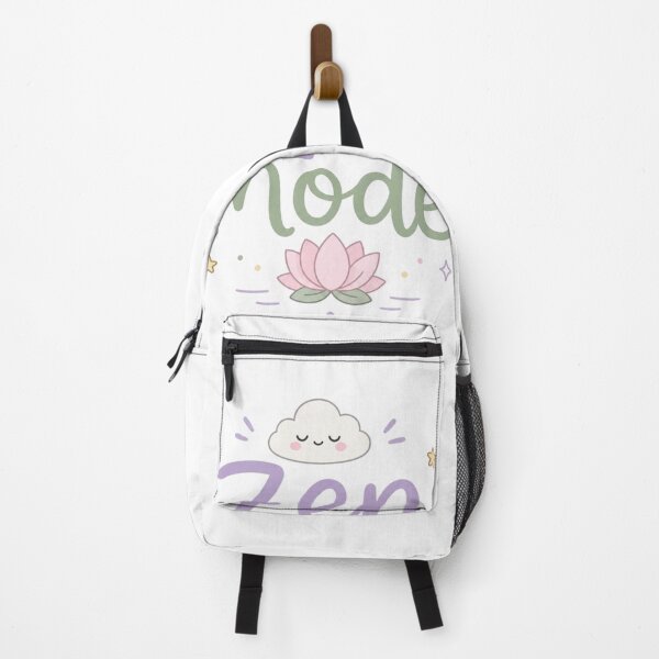 Item preview, Zen Mode Cute Aesthetic Design Minimal Pastel Meditation Calm Mind Relaxing Quote Kawaii Style designed and sold by Sanika arts .