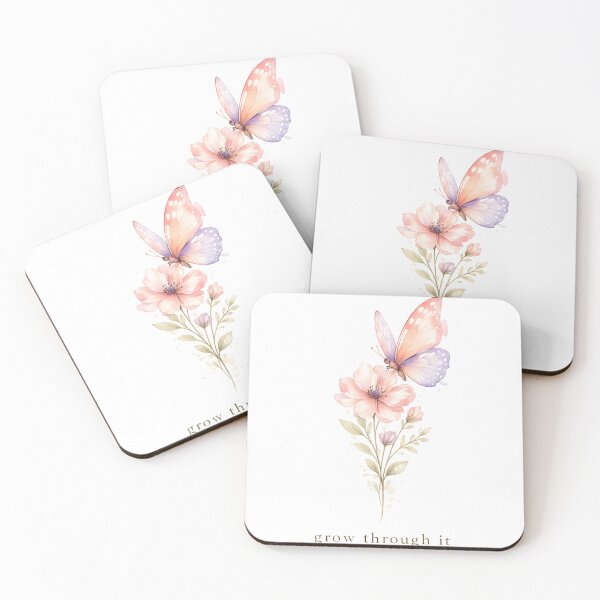 Item preview, Pastel Watercolor Butterfly Bloom designed and sold by EchosAndInk.