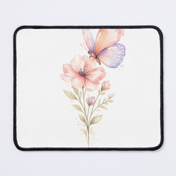 Item preview, Pastel Watercolor Butterfly Bloom designed and sold by EchosAndInk.