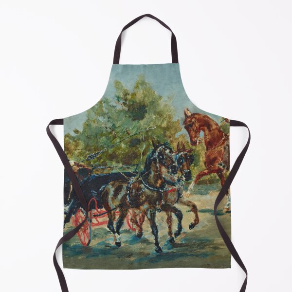 Item preview, Nice Sur la Promenade des Anglais by Henri de Toulouse-Lautrec | Vintage French Carriage & Equestrian Art Print designed and sold by artofuniverse.