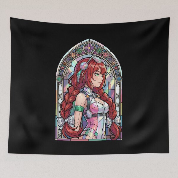 Item preview, Ukinami Yuzuha Zenless Zone Zero Futuristic Stained Glass designed and sold by mildaclairmo.
