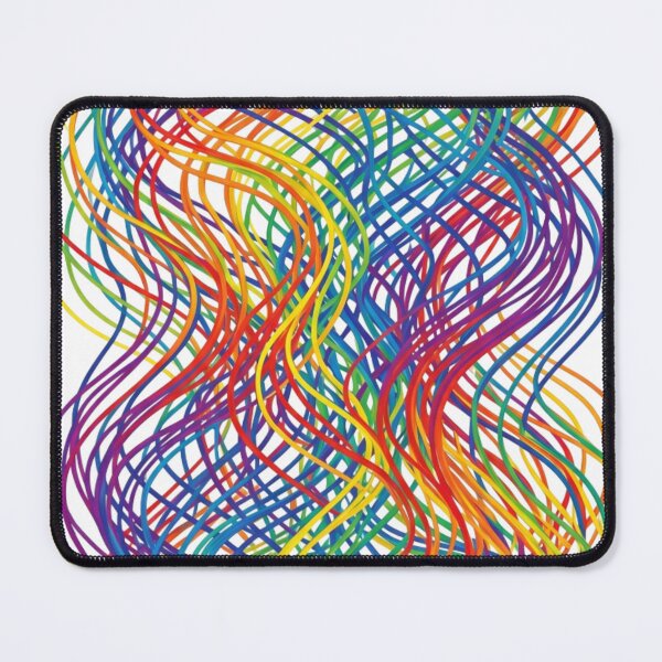 Item preview, Colorful winding lines designed and sold by PP&RAINBOW SHOP.