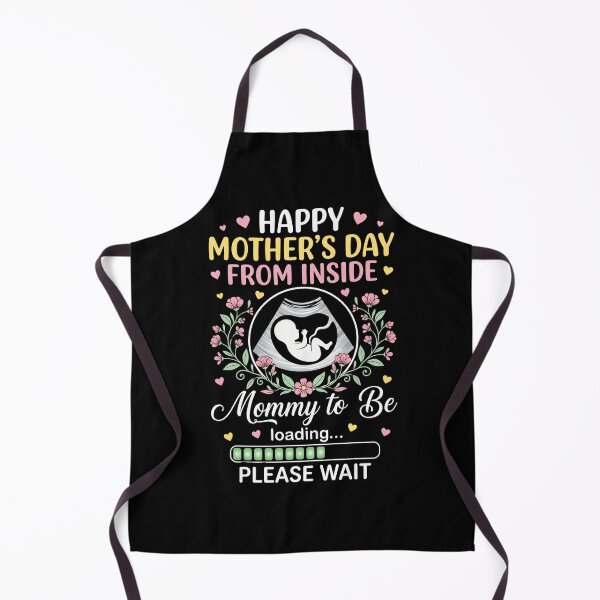 Item preview, Happy Mother's Day From Inside Mommy To Be Loading Please Wait Pregnant Expectant Mother designed and sold by FormalDehyena.