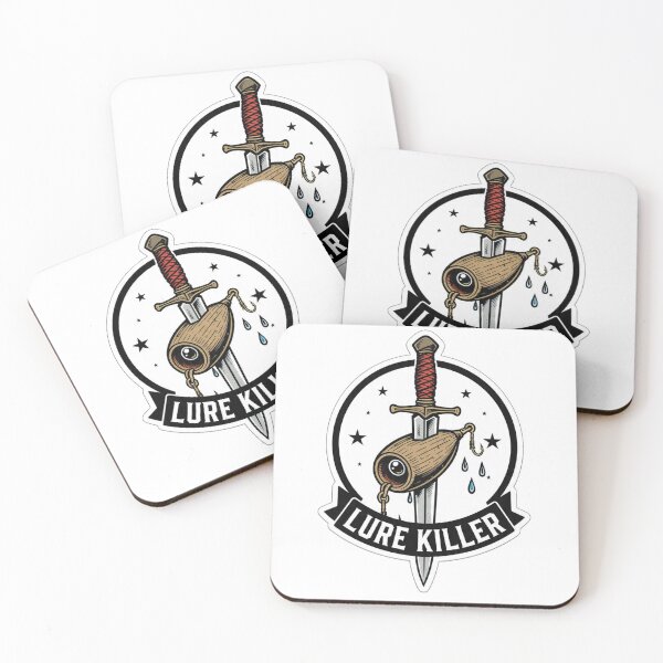 Item preview, Lure Killer Dagger Plug Funny Fishing Sticker  designed and sold by YMLux.