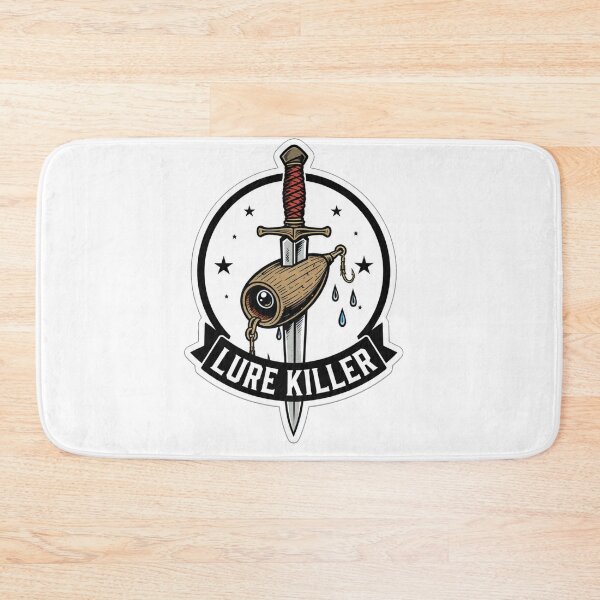 Item preview, Lure Killer Dagger Plug Funny Fishing Sticker  designed and sold by YMLux.