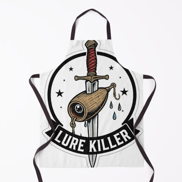 Item preview, Lure Killer Dagger Plug Funny Fishing Sticker designed and sold by YMLux.