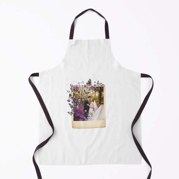 Item preview, Wedding Couple Purple Flower Field Frame designed and sold by AbanoubStore.