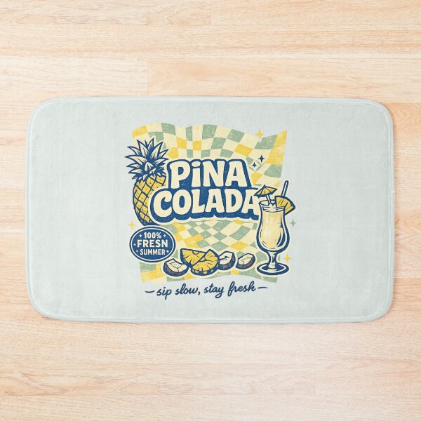 Item preview, Pina Colada Retro Summer - Tropical drink Vintage Aesthetic designed and sold by SidTastic .
