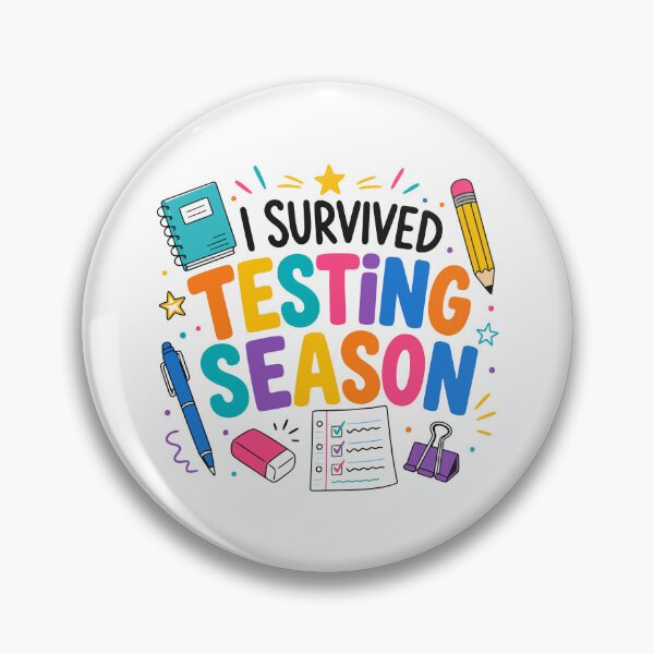 Item preview, I Survived Testing Season School Humor designed and sold by HandicraftArt.