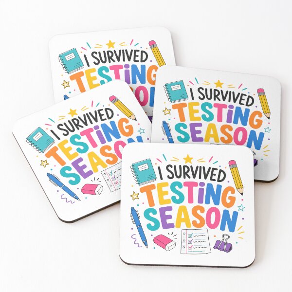 Item preview, I Survived Testing Season School Humor designed and sold by HandicraftArt.