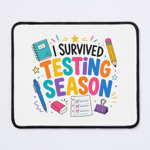 Item preview, I Survived Testing Season School Humor designed and sold by HandicraftArt.