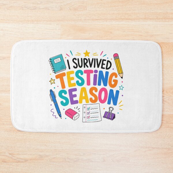 Item preview, I Survived Testing Season School Humor designed and sold by HandicraftArt.