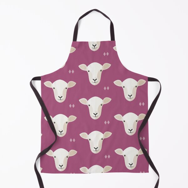 Item preview, Sheep heads on purple designed and sold by reneesillus.