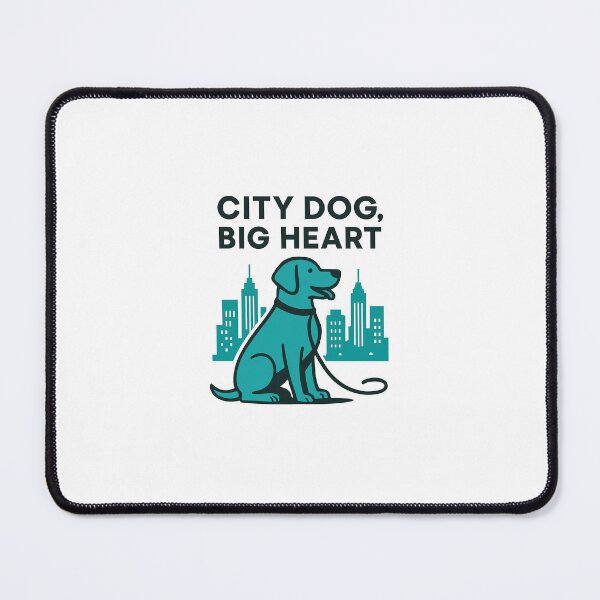 Item preview, City Dog, Big Heart designed and sold by UrbanTela.