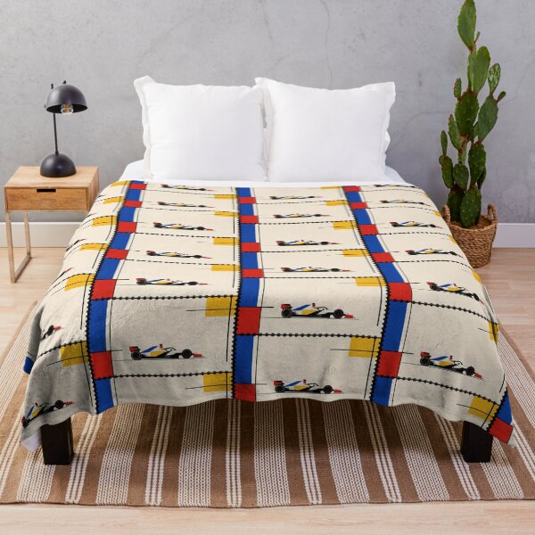 Item preview, Geometric F1 Grand Prix Racer Primary Color  Bauhaus Art designed and sold by PlanetEye Designs.