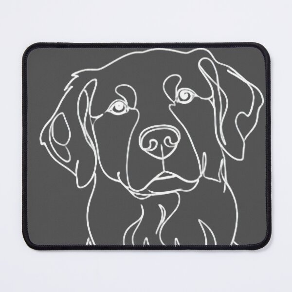 Item preview, Minimalist Golden Retriever Continuous Line Art for Dark  designed and sold by ASMAR B.