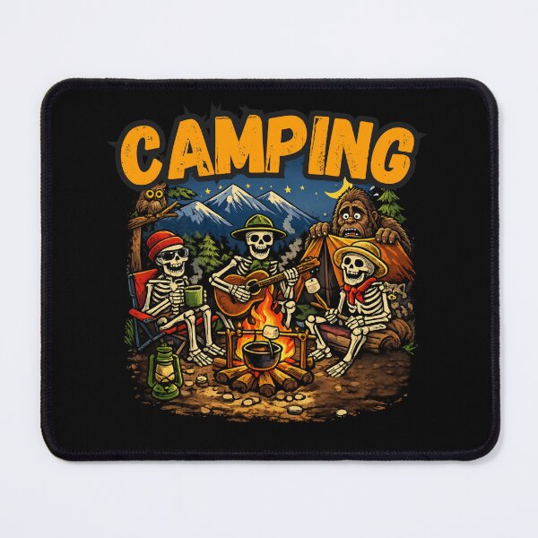 Item preview, Skeletons Camping designed and sold by IndieQuill .