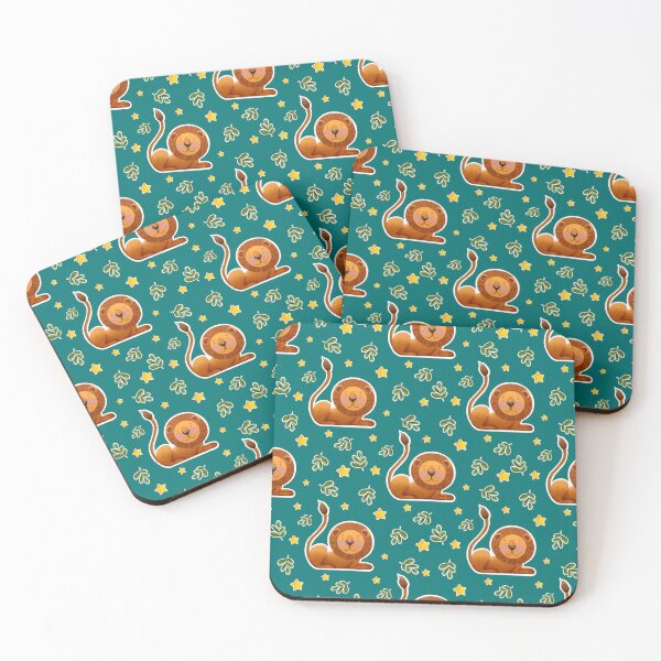 Item preview, Cute Lion Pattern designed and sold by Lone Jensen.