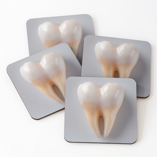 Item preview, Heart-Shaped Tooth – Cute Dental Love Illustration for Dentists & Tooth Lovers designed and sold by WordPlayStudio.