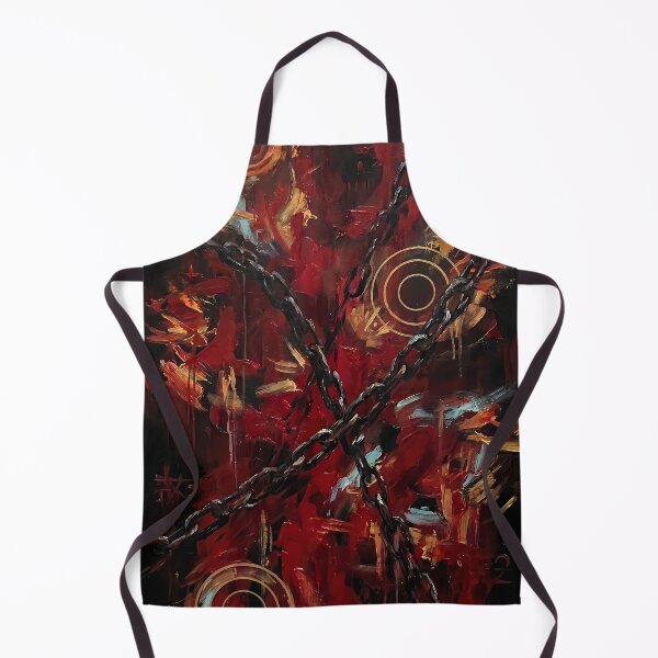 Item preview, Bound in Crimson - Dark Abstract Oil Painting designed and sold by Waifu-Collective.